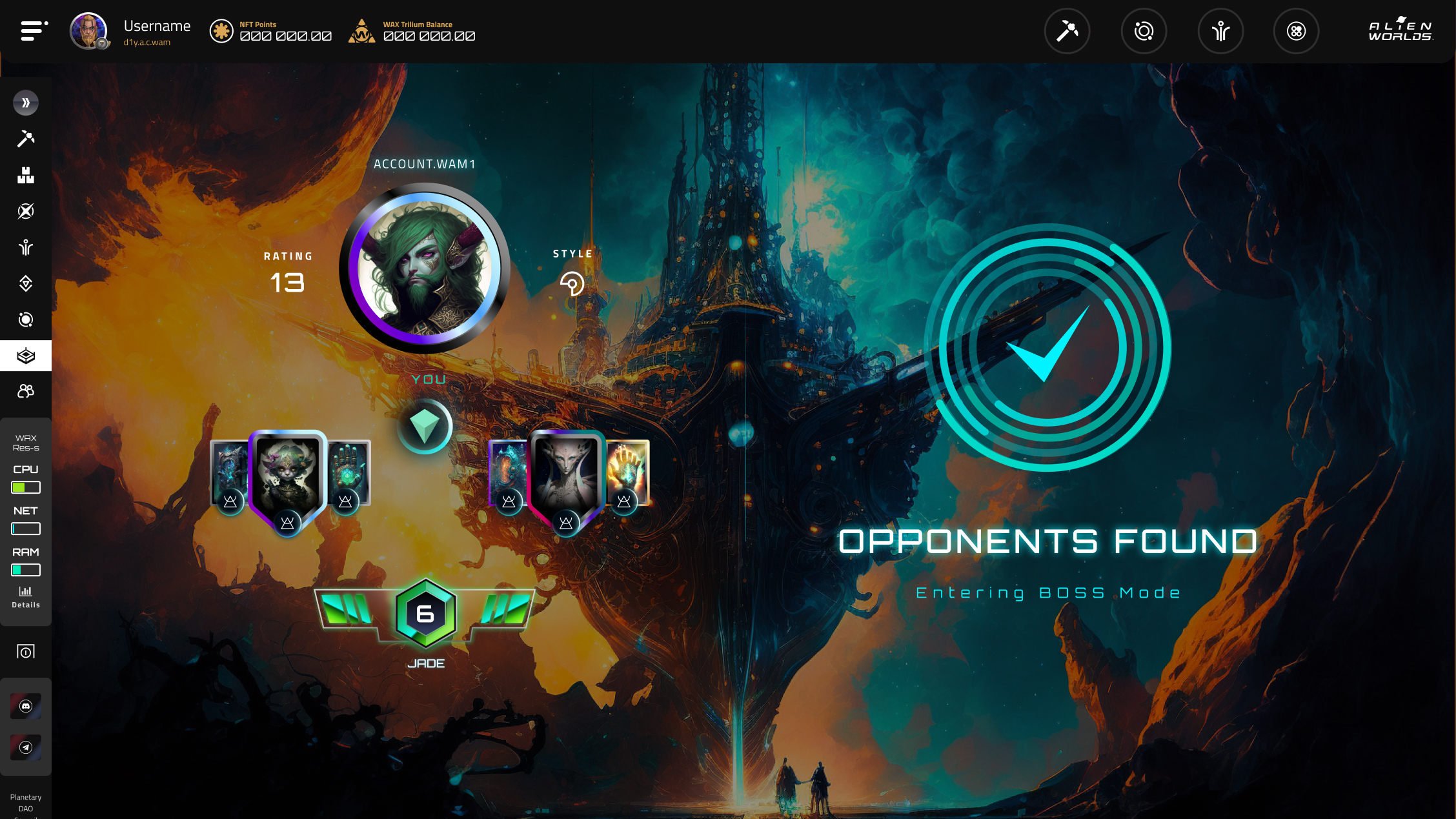 Desktop – BOSS Matchmaking, Opponents Found