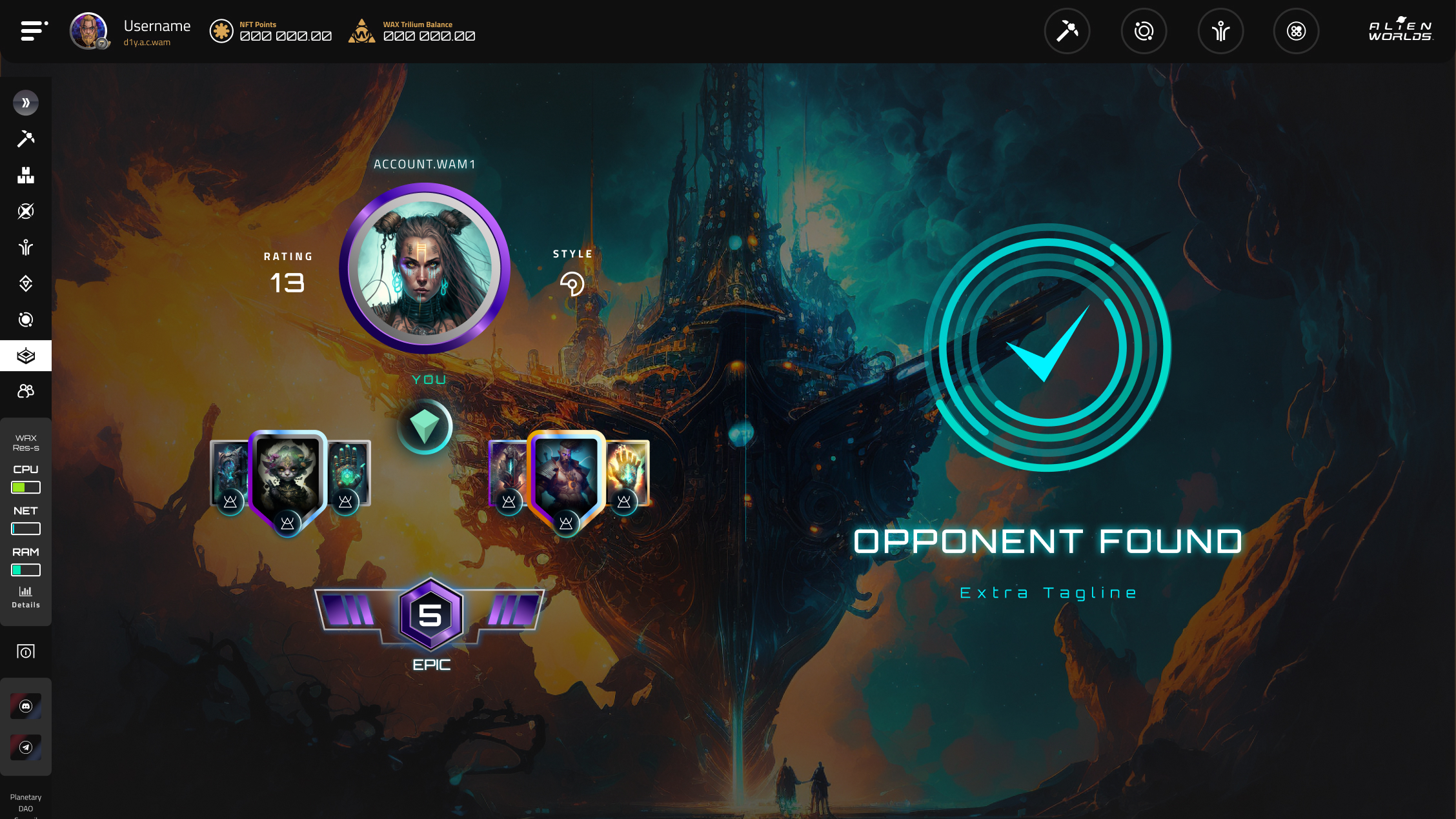 Desktop – Matchmaking, Opponent Found